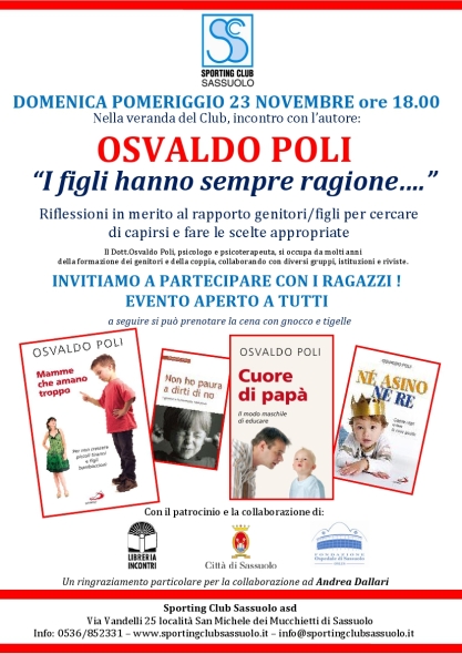Locandina dott. Osvaldo Poli