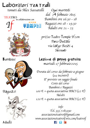 Locandina laboratori Temple