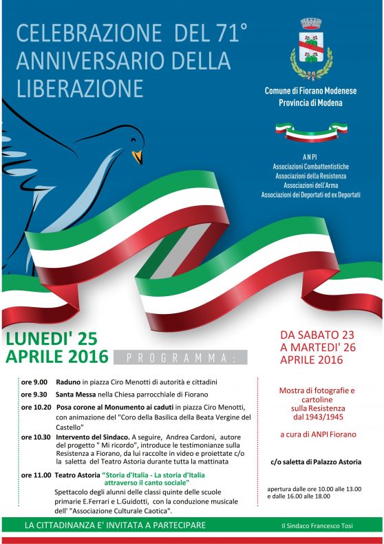 festa liberazione Fiorano