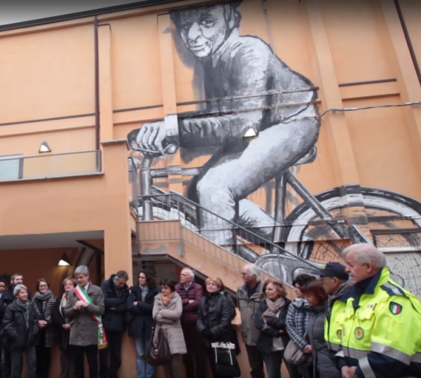 inaugurazione murale Gianni
