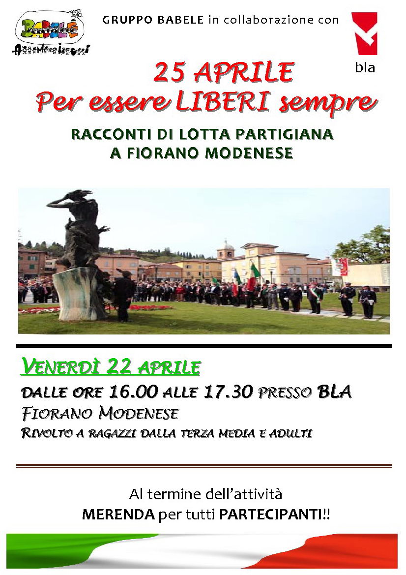 volantino 22 aprile