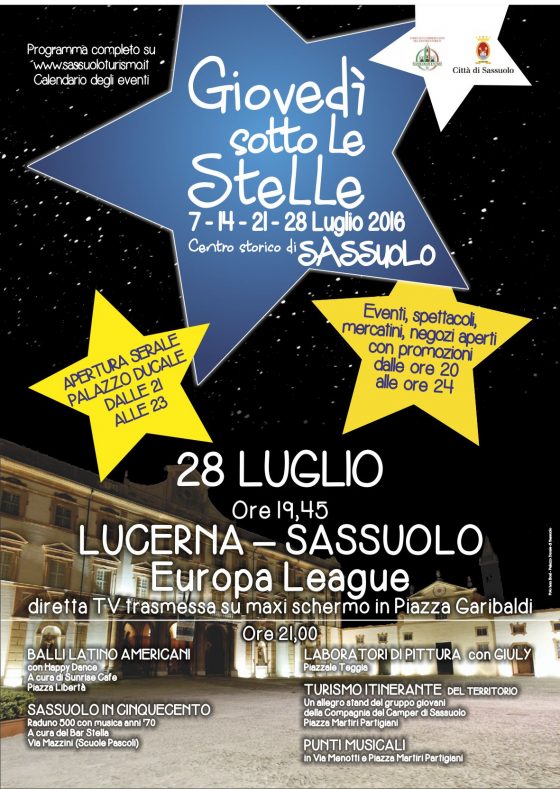 Giovedì sotto le stelle 28 7 2016