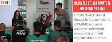 Serata benefica per l’Admo, col Sassuolo in prima fila