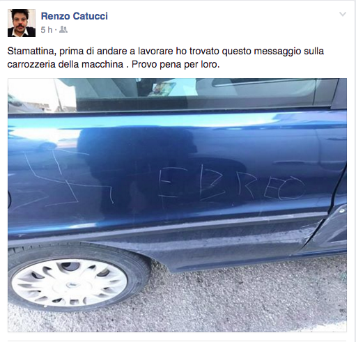 Un gesto incivile e maleducato confuso come rigurgito neo-nazista