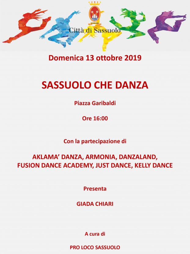 Sassuolo che danza   Domenica pomeriggio in piazza Garibaldi