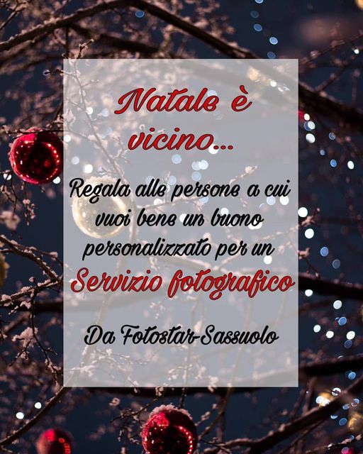 Fotostar e la magia del Natale per regalare emozioni