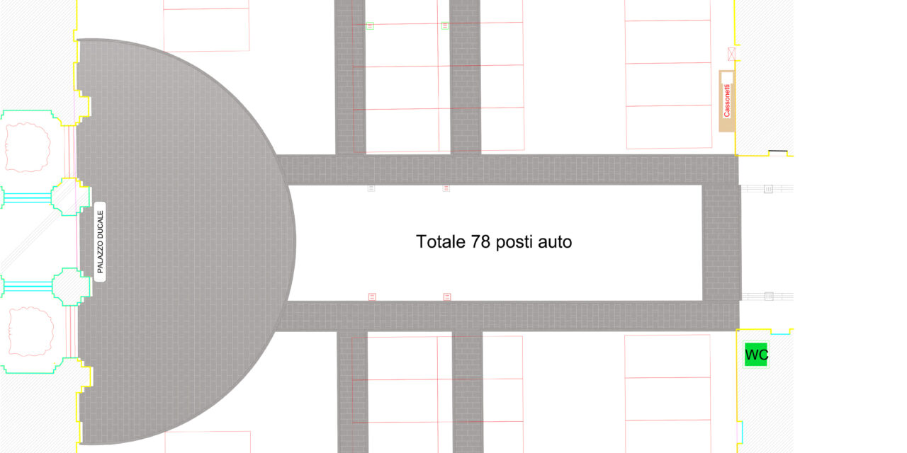 78 posti auto in piazzale Della Rosa durante il periodo delle feste natalizie