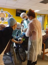 72 vaccinazioni effettuate presso l’Opera Pia Castiglioni per ospiti e personale sanitario