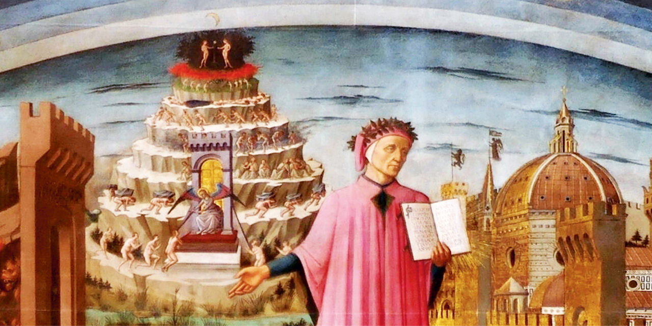 Conferenza on-line  on-line Martedì 23 Febbraio 2021 alle ore 20:45 “NELL’ANNO DI DANTE. IL MONDO ROVESCIATO DELLA DIVINA COMMEDIA”