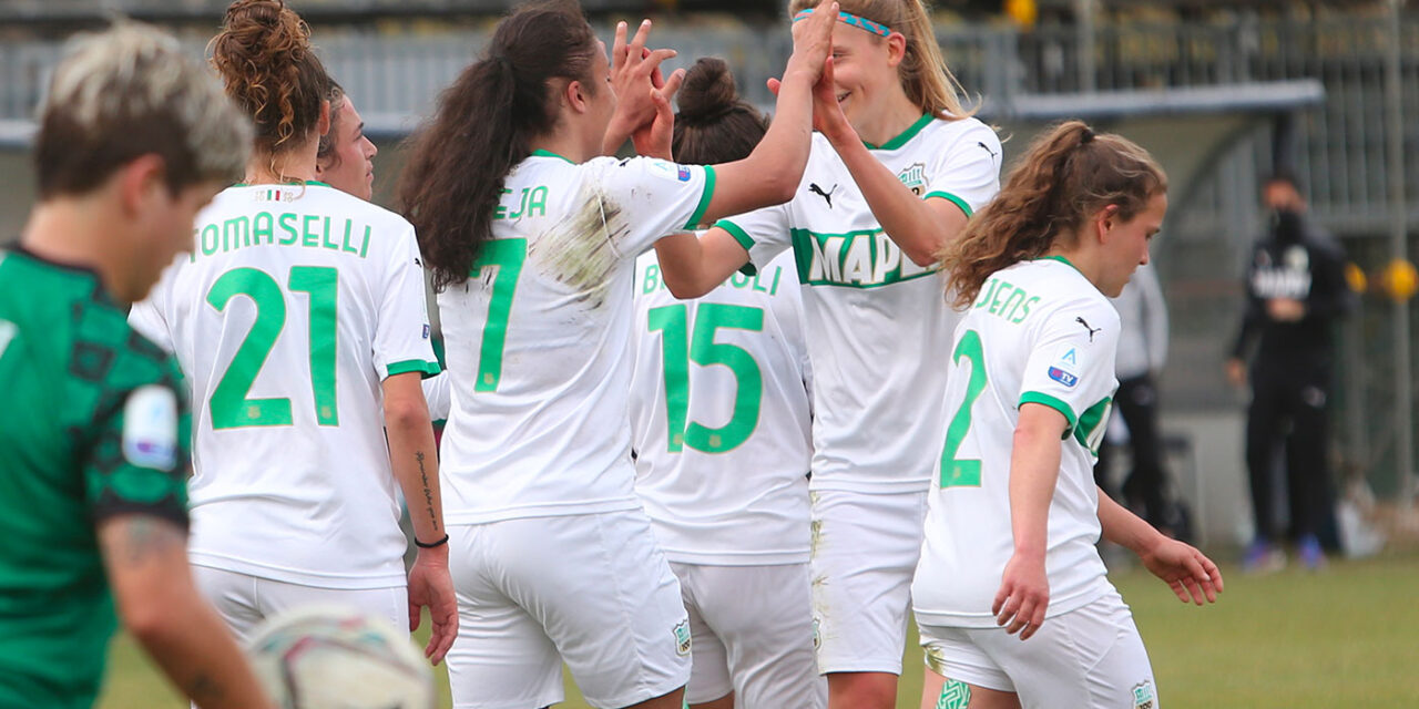 Cinquina Sassuolo, le ragazze di Piovani travolgono la Florentia