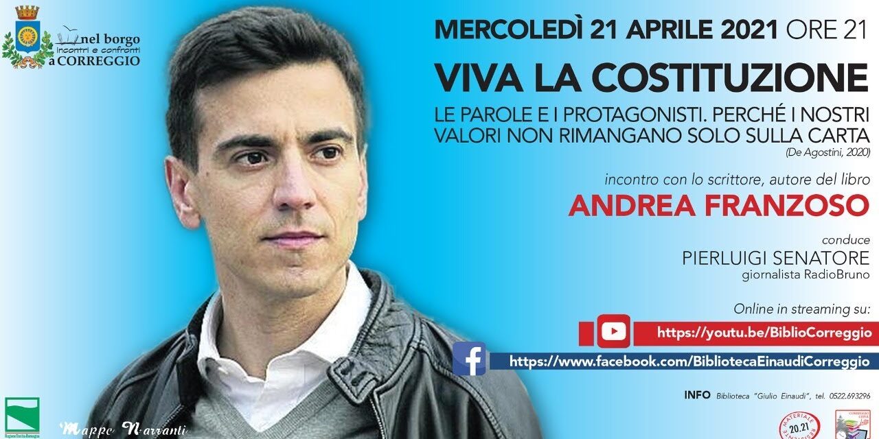 ANDREA FRANZOSO   presenta   “VIVA LA COSTITUZIONE” –  “IL DISOBBEDIENTE” – 
