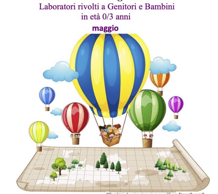 “Giocando a giocare” – Laboratori rivolti a Genitori e Bambini in età 0/3 anni