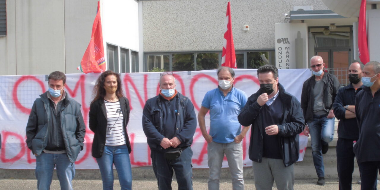 Sciopero alla Ondulati Maranello