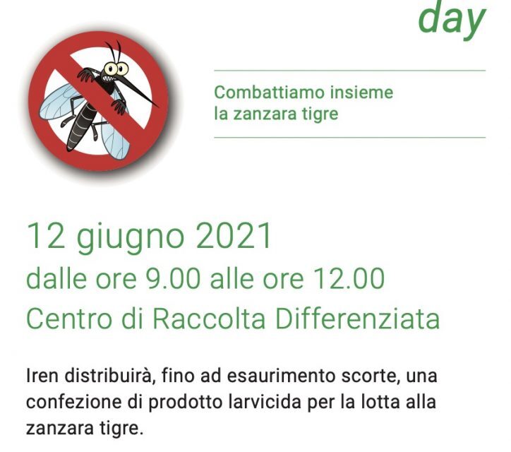 12 GIUGNO: ZANZARA TIGRE DAY
