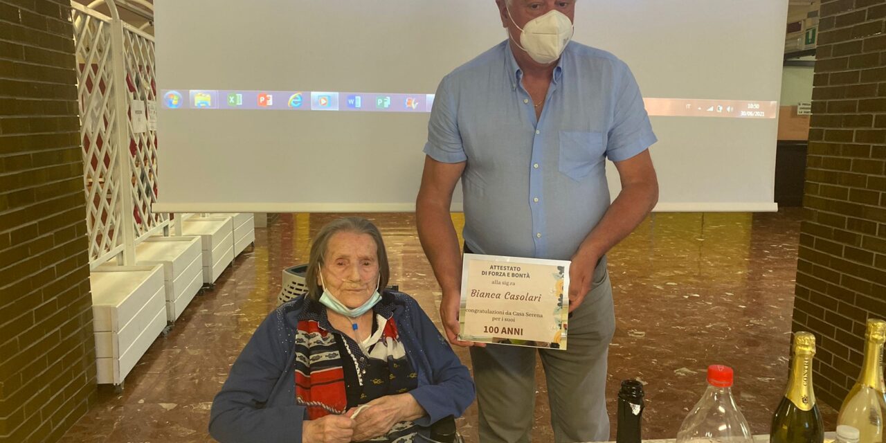 I CENTO ANNI DI BIANCA CASOLARI