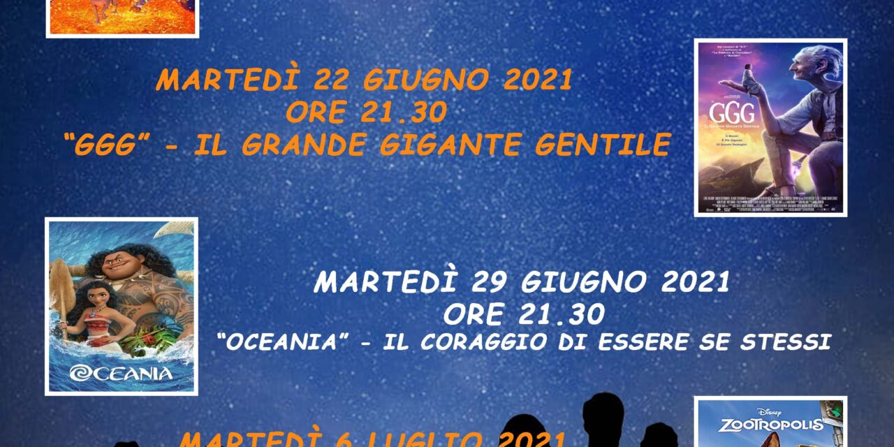 E…state al cinema al parco “Albero d’oro”