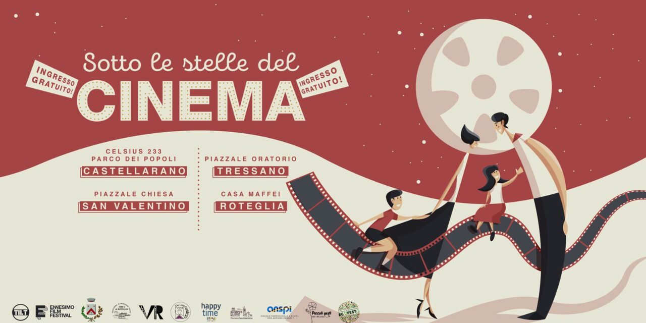 “Sotto le stelle del cinema”, proiezioni gratuite all’aperto a Castellarano