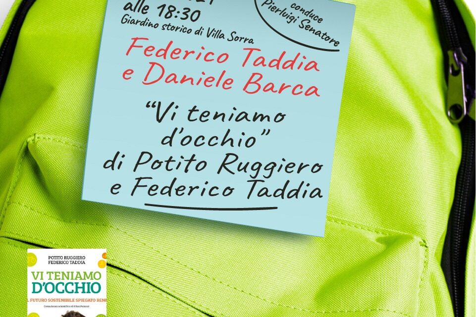 FAI LA COSA GIUSTA  FEDERICO TADDIA e DANIELE BARCA   presentano  “Vi teniamo d’occhio”