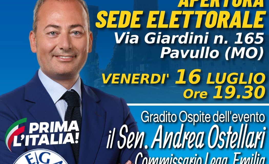 APERTURA DELLA SEDE ELETTORALE DELLA LEGA A PAVULLO