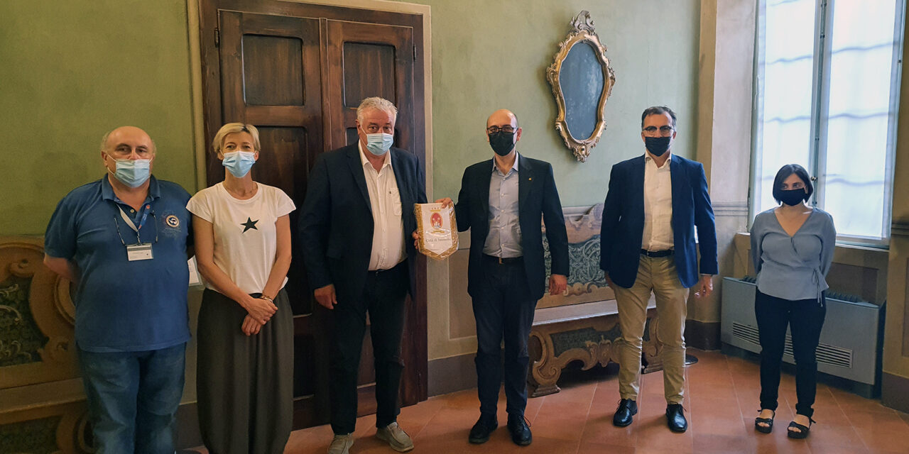 Il Presidente Rotary ricevuto in municipio