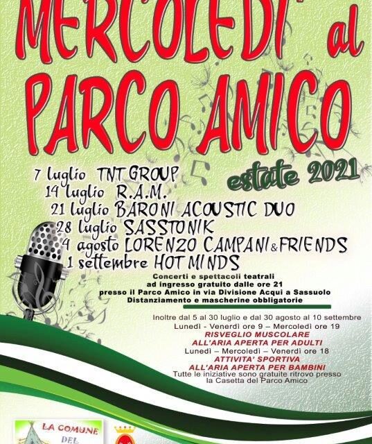 I MERCOLEDI AL PARCO AMICO