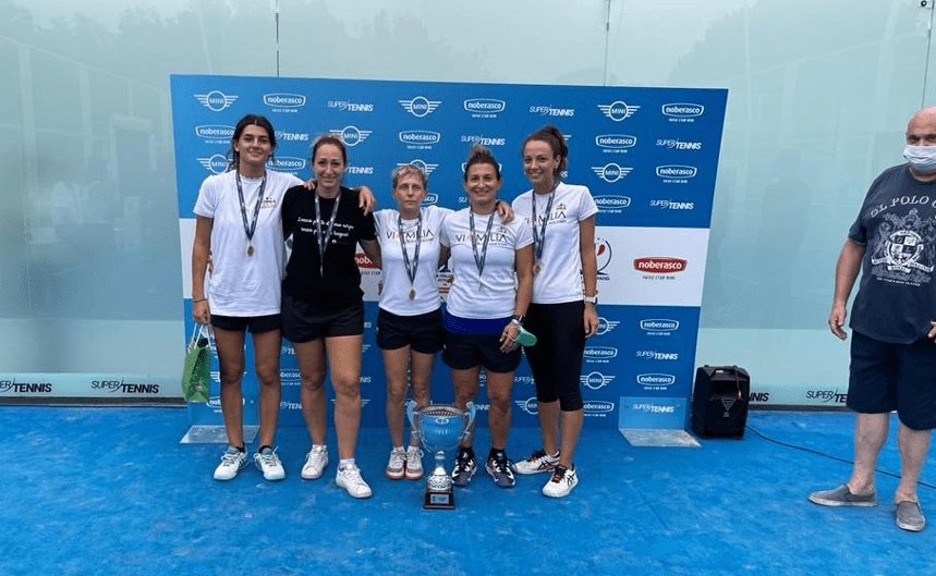 Il Padel femminile di Fiorano Modenese campione d’Italia