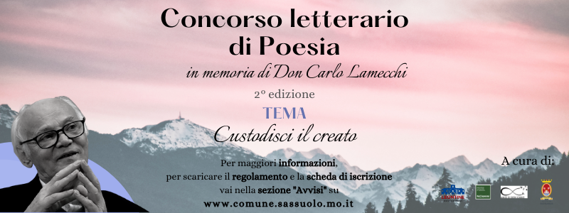 Concorso di Poesia in memoria di Don Carlo Lamecchi… 2^ edizione