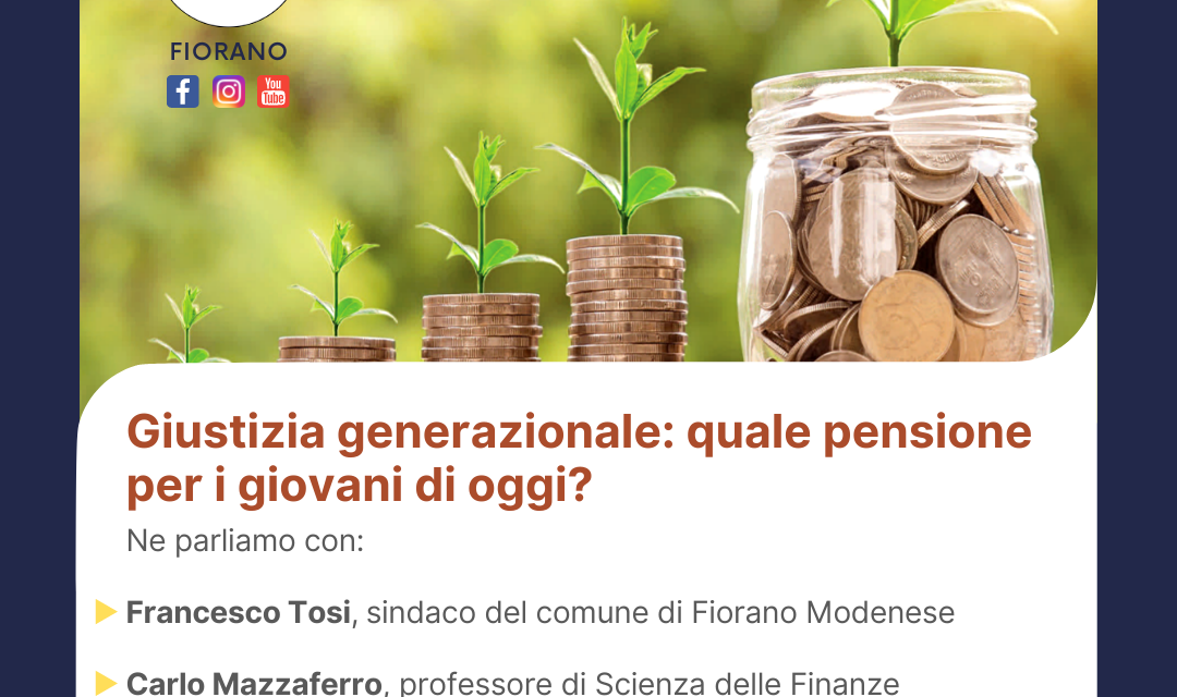 Incontro sul tema giustizia generazionale