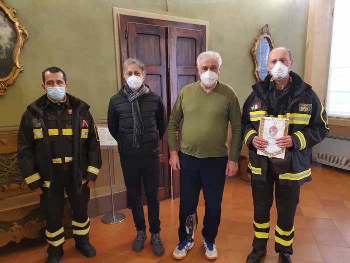 Il Comandante Provinciale dei Vigili del Fuoco ricevuto in Municipio