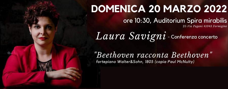 Laura Savigni Conferenza concerto
