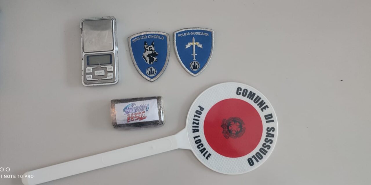 Sequestro di hascisc da parte della Polizia Locale