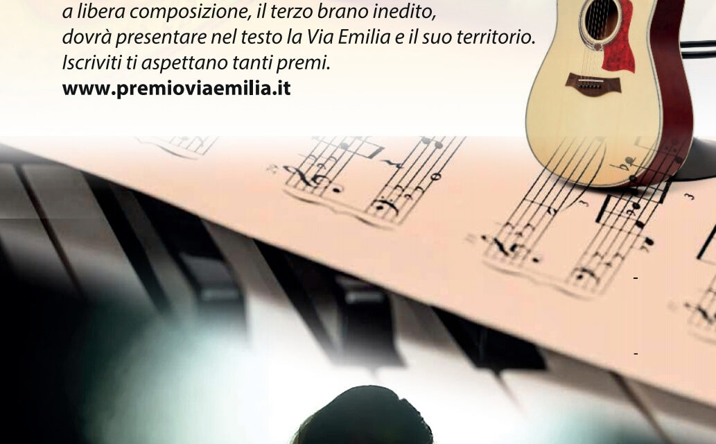 Premio Via Emilia: fino al 15 maggio le iscrizioni