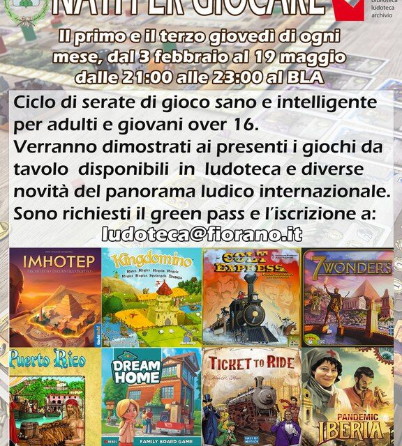 “Nati per Giocare”