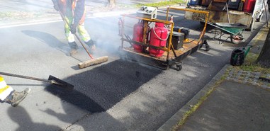 Una nuova tecnica per gli asfalti