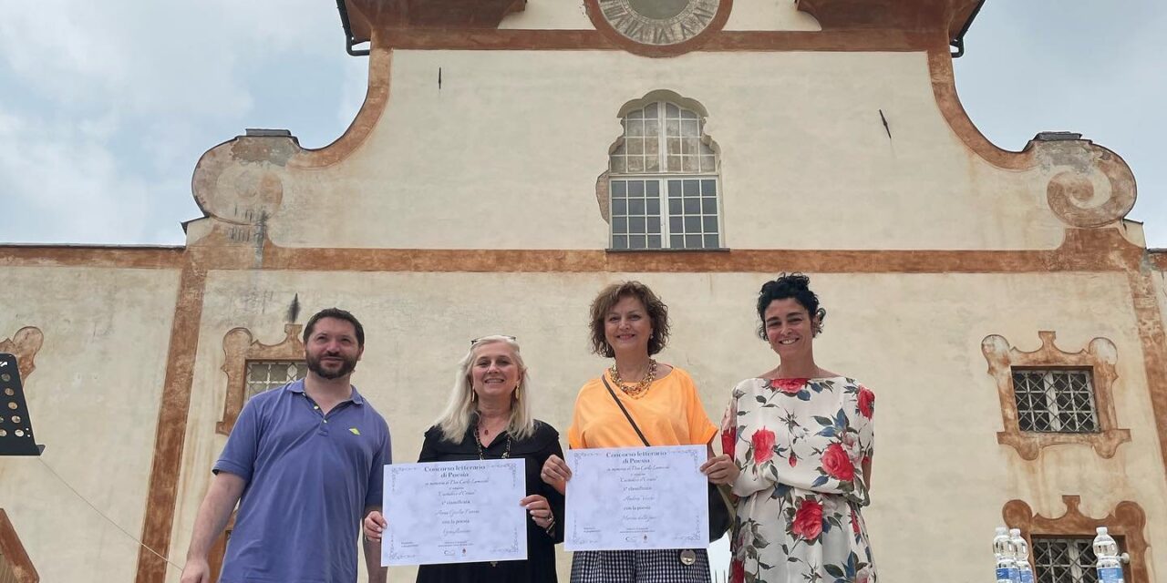 I VINCITORI DEL PREMIO DI POESIA ALLA MEMORIA DI DON CARLO