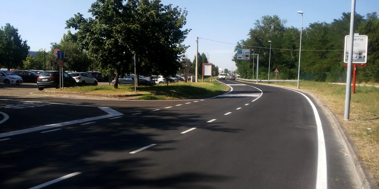 Nuovo asfalto in Via Grizzaga