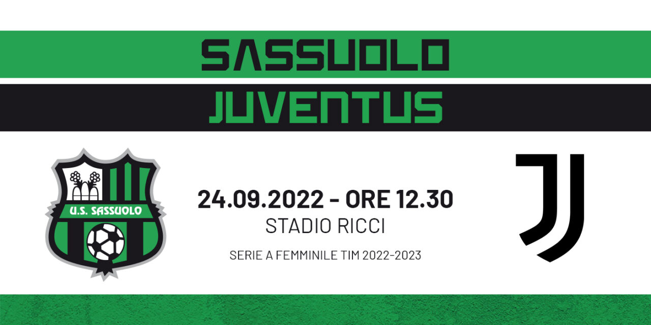 SERIE A FEMMINILE: DOMANI SASSUOLO -JUVENTUS