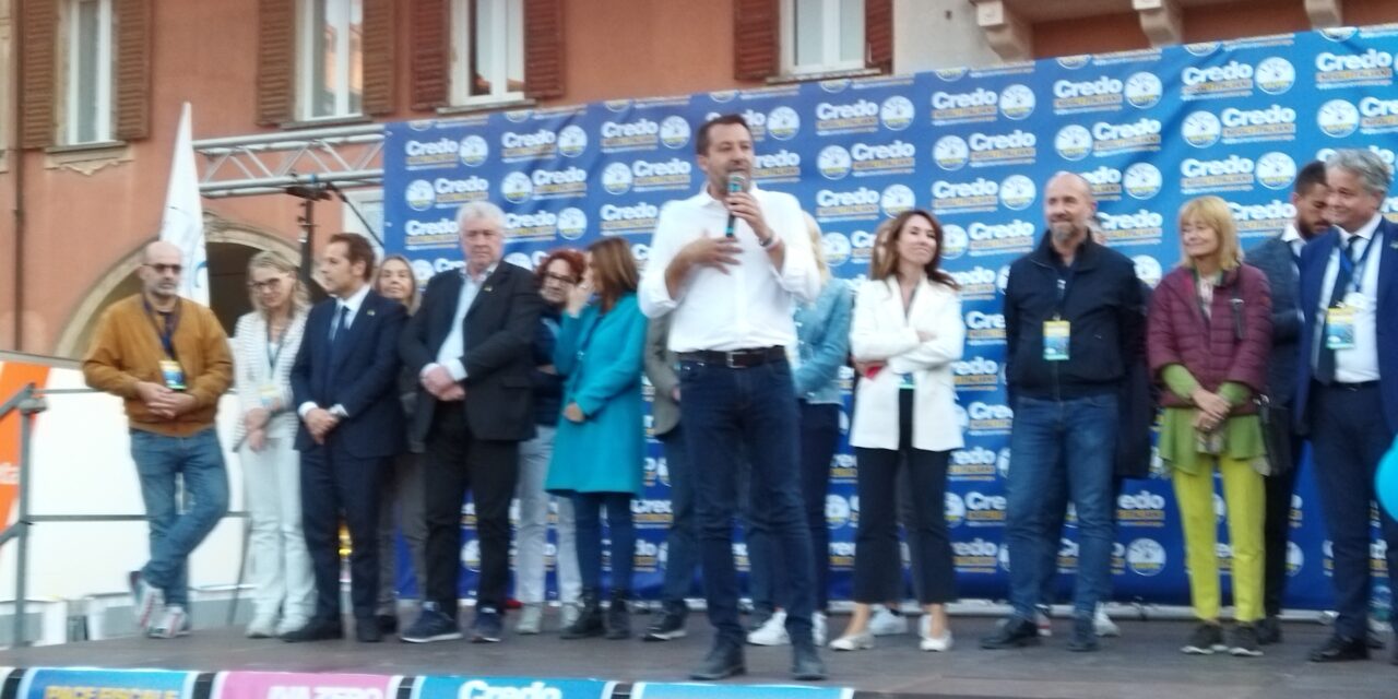 Buona partecipazione per l’incontro con Matteo Salvini, parlare di flop è fuori luogo