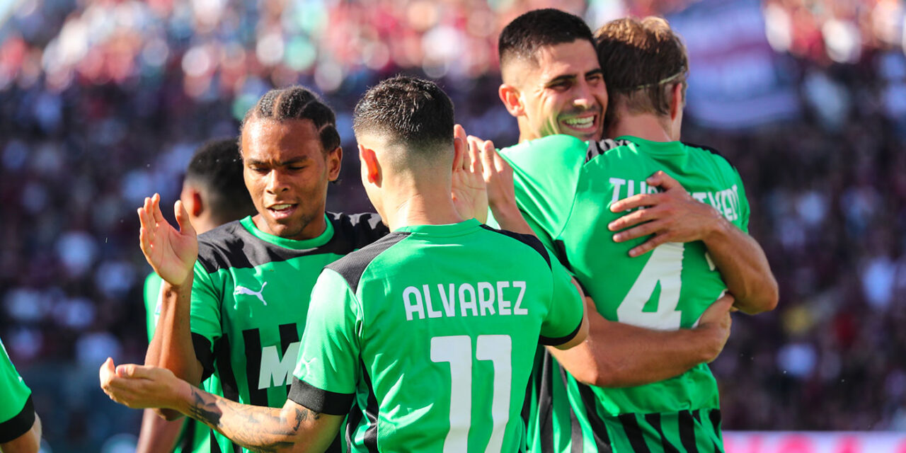 Cinquina Sassuolo, Salernitana travolta