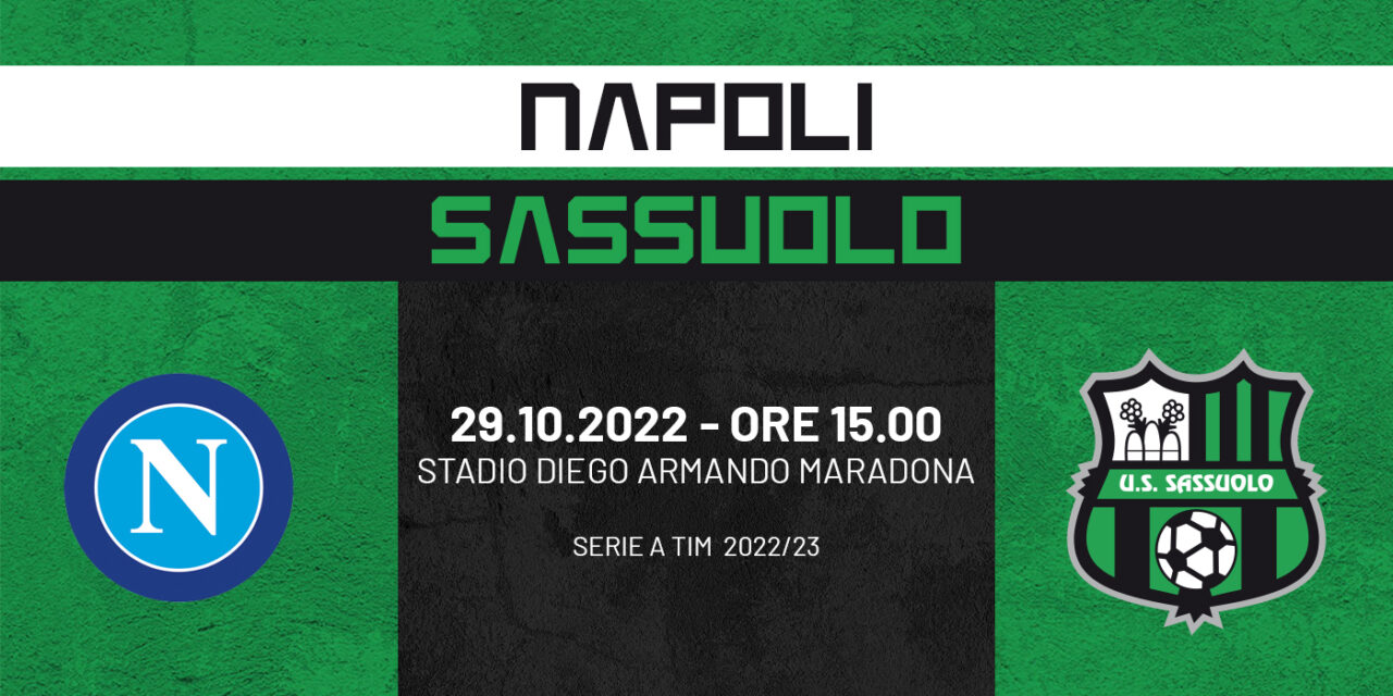 NAPOLI-SASSUOLO: ARBITRA RAPUANO DI RIMINI