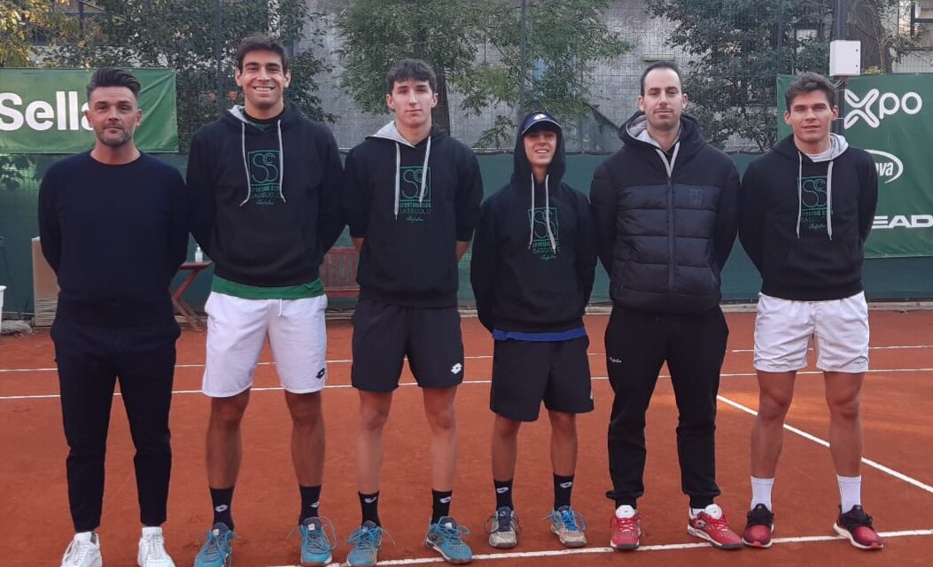 TENNIS: CAMPIONATO NAZIONALE SERIE A1 MASCHILE *  ANDATA PLAYOUT *  Lo Sporting Club Sassuolo vince a Genova
