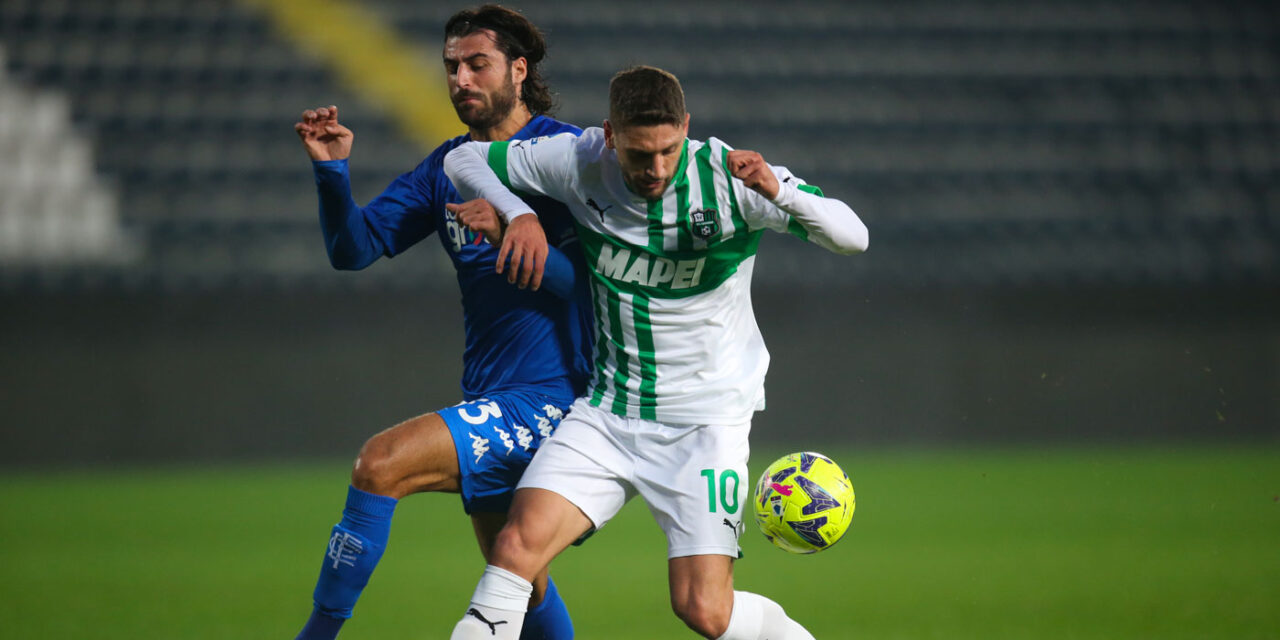 Il Sassuolo cede di misura ad Empoli, segnali positivi   Berardi nota lieta