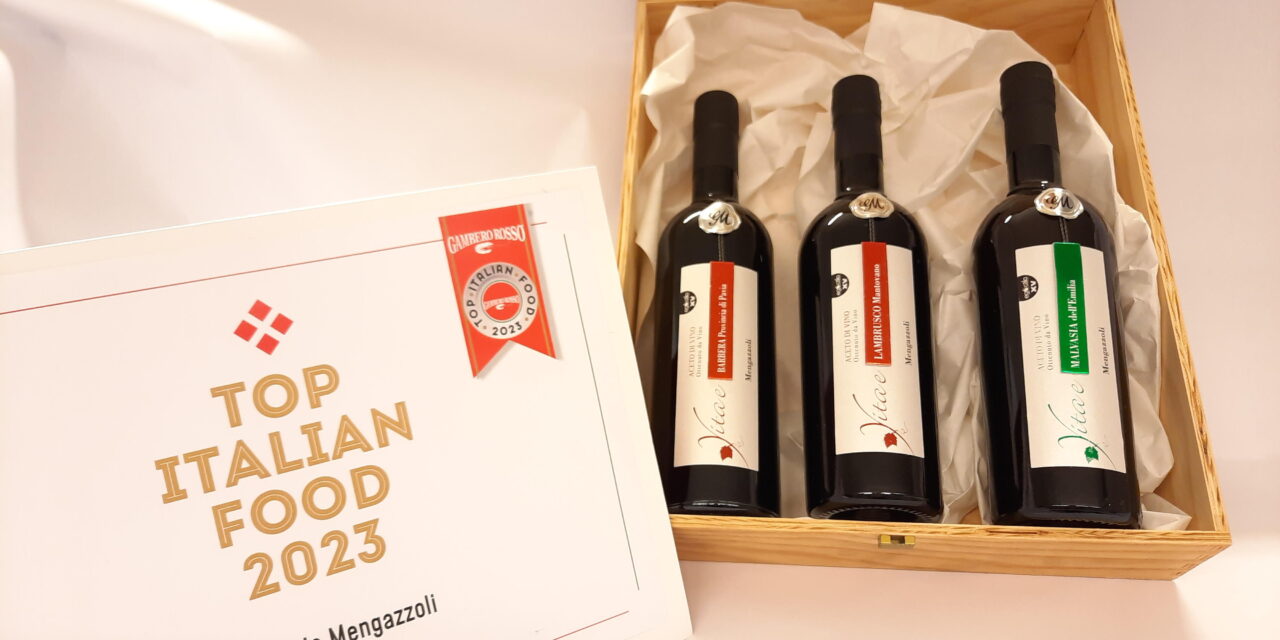 Quattro prodotti dell’Acetificio Mengazzoli di Mirandola tra le migliori produzioni Made in Italy