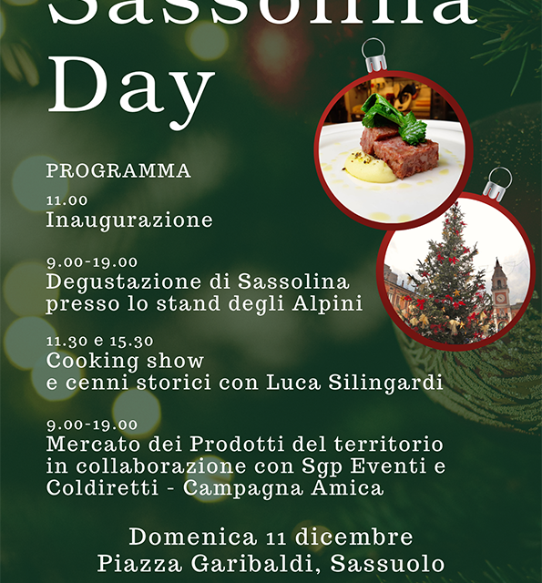 DOMENICA IN PIAZZA GARIBALDI IL “SASSOLINA DAY”