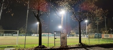 Campo da calcio Bora: lavori di efficientamento energetico