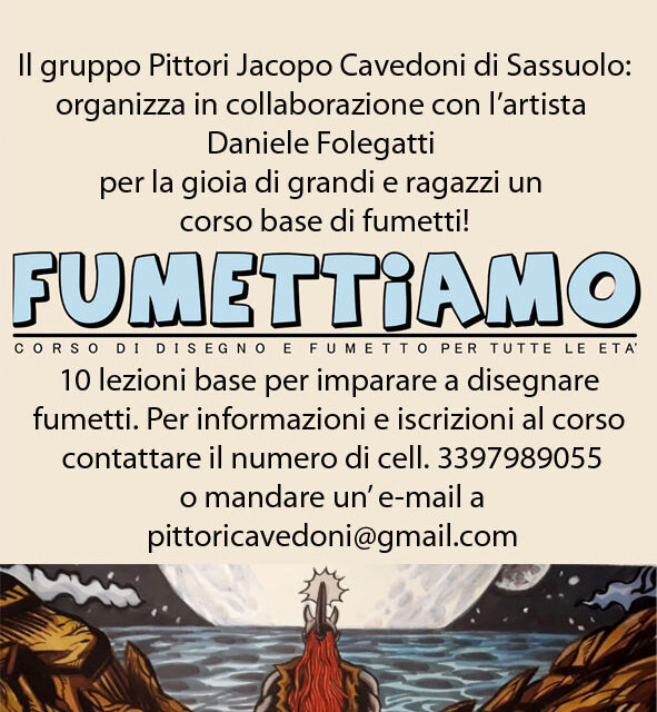 I CORSI DEL GRUPPO PITTORI J.CAVEDONI