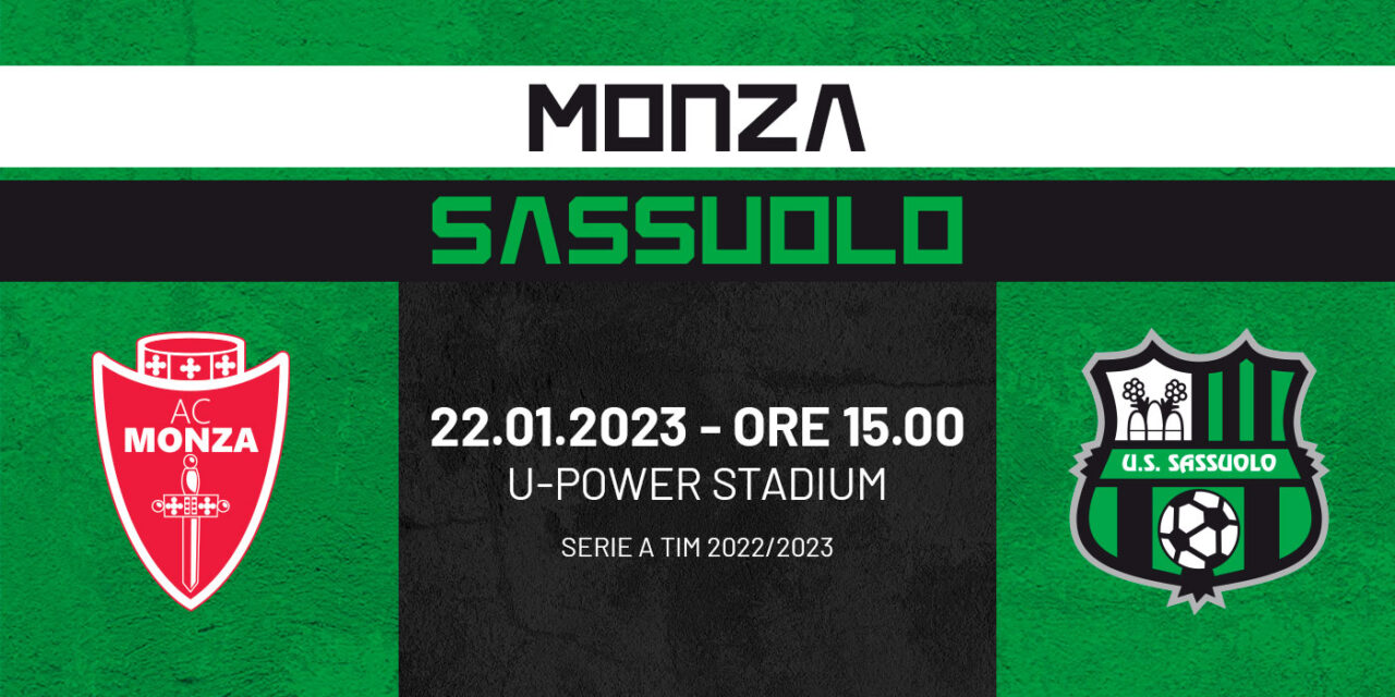 MONZA-SASSUOLO: ARBITRA PRONTERA DI BOLOGNA