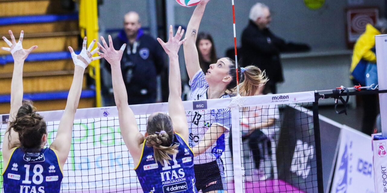 La BSC Materials  lotta ma contro Trento cede 0-3