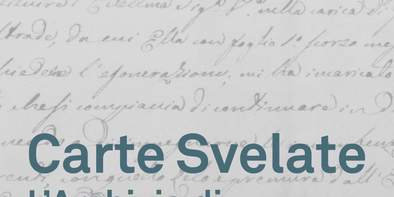 “CARTE SVELATE. L’ARCHIVIO DI NATALE CIONINI” DA SABATO IN BIBLIOTECA