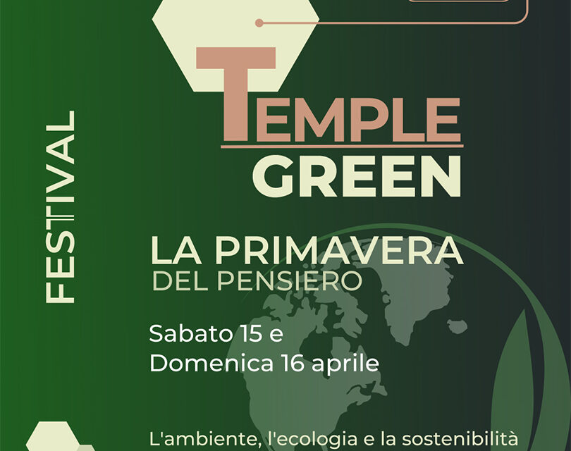 TEMPLE GREEN: SABATO E DOMENICA AL PARCO DUCALE